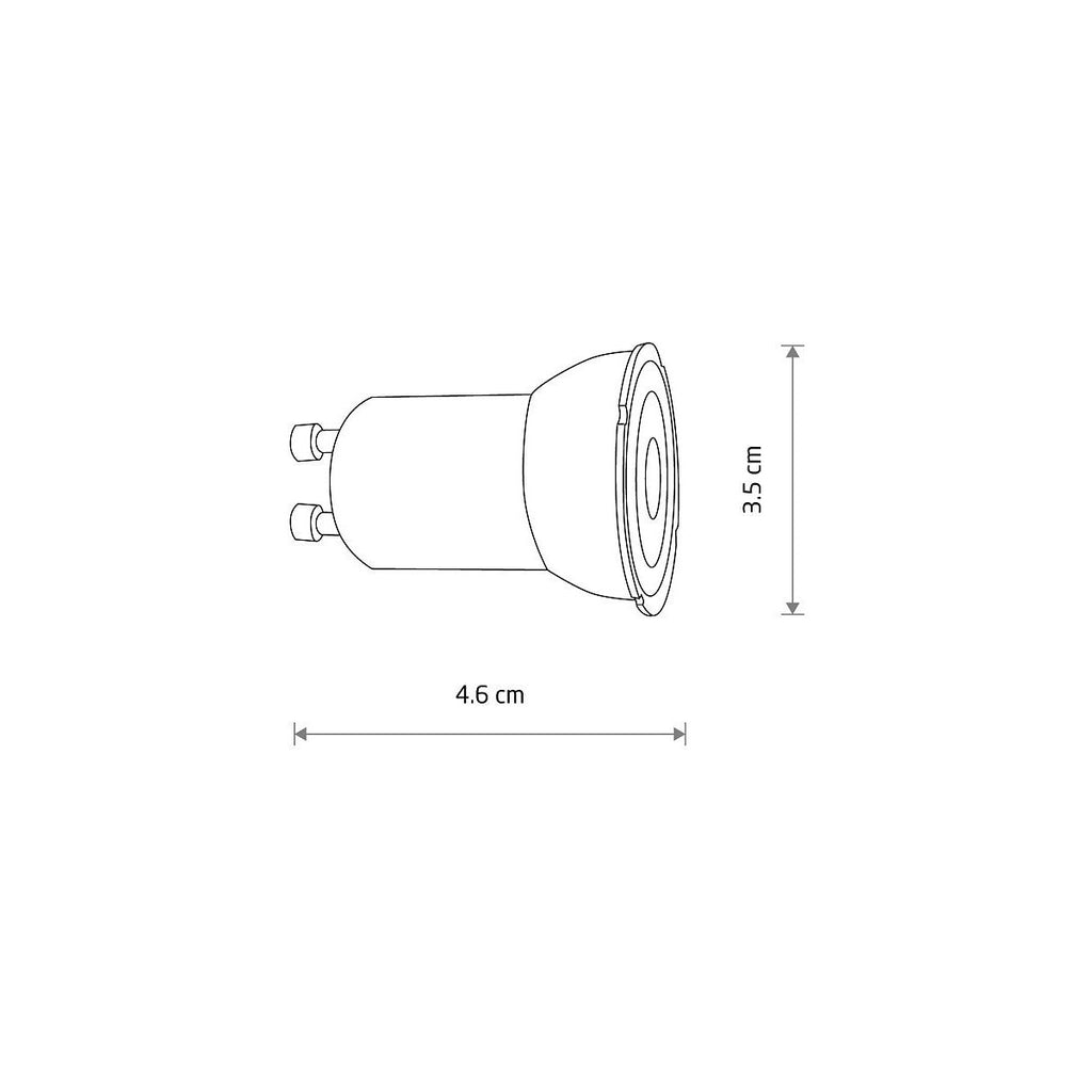 Nowodvorski Reflektor LED REFLECTOR LED, GU10, R35, 4W , CERAMIC 4W 220-230 50/60 - Ceramika 11598