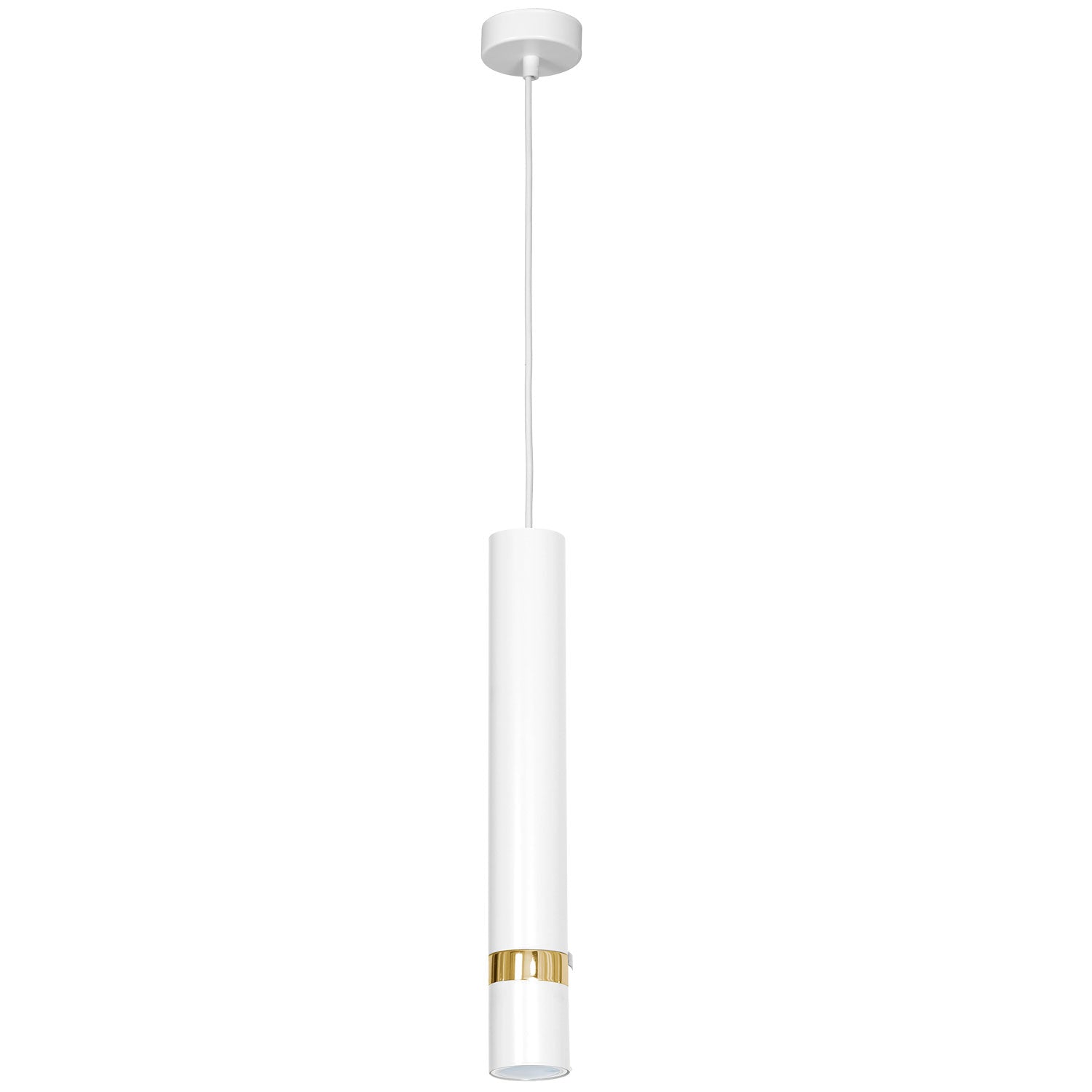 żyrandol Reno white/gold 1xGU10