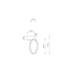 Nowodvorski Kinkiet CIRCOLO LED XS 9W 220-230 50/60 - Aluminium lakierowane - Biały 11601