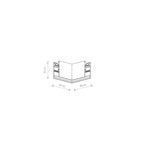 Nowodvorski System szynowy LVM HORIZONTAL CORNER - Aluminium - Biały 11618