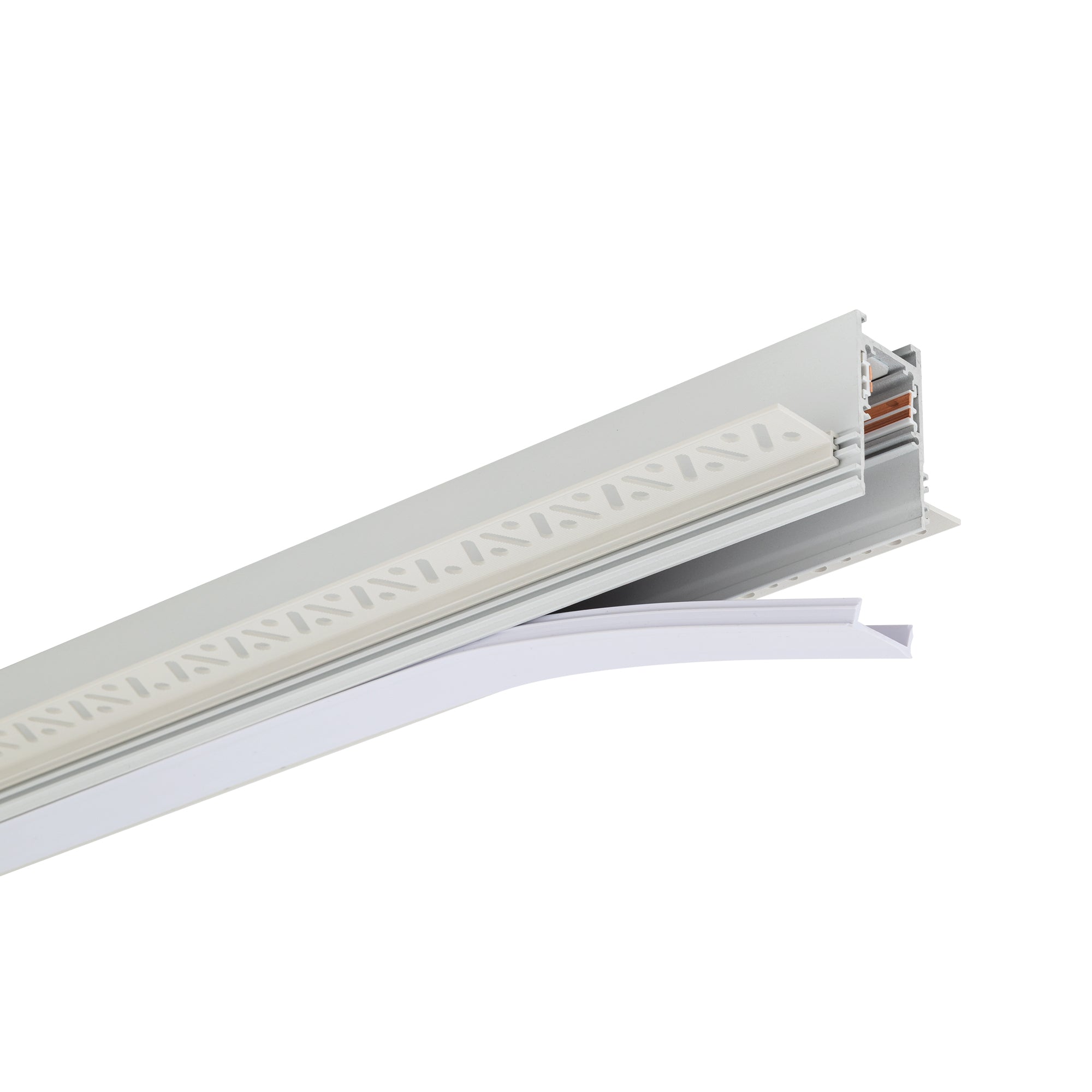 Nowodvorski System szynowy LVM RECESSED TRACK 1M - Aluminium - Biały 11624