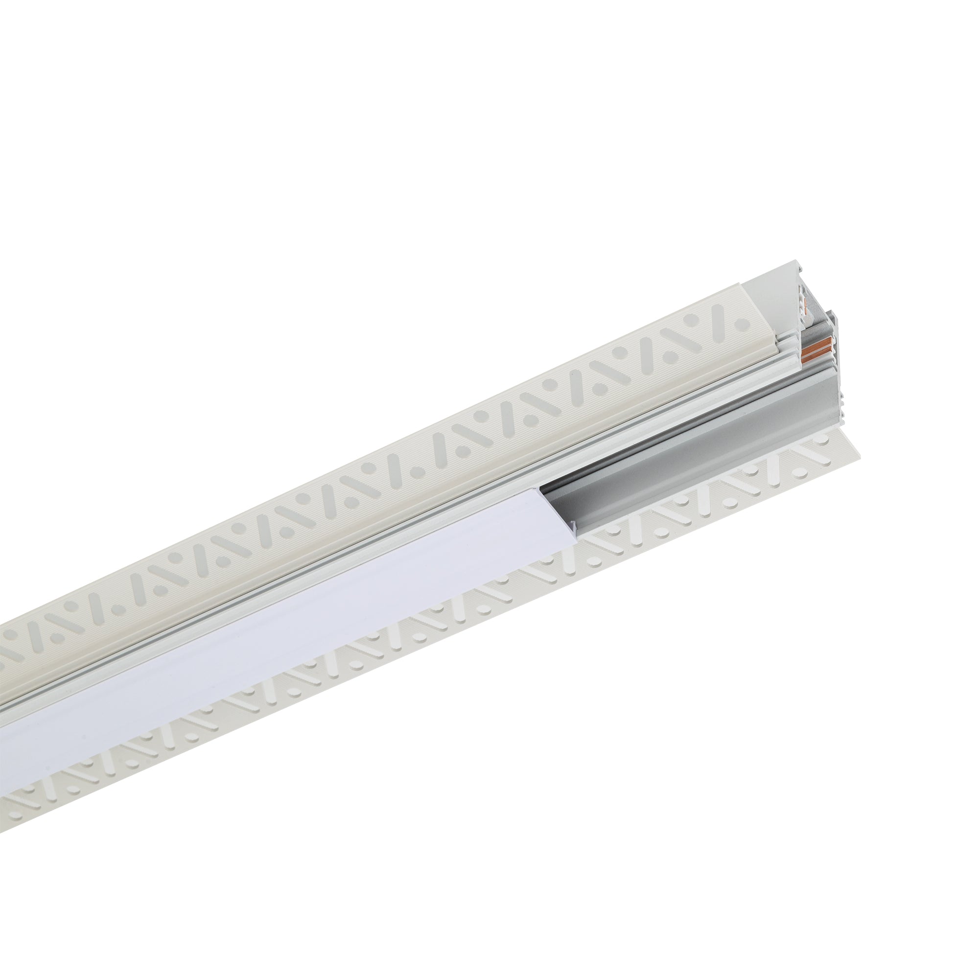 Nowodvorski System szynowy LVM RECESSED TRACK 2M - Aluminium - Biały 11625