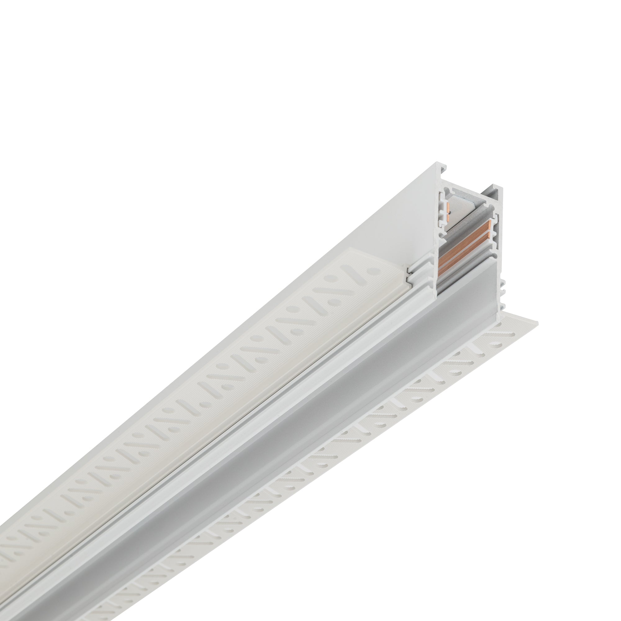 Nowodvorski System szynowy LVM RECESSED TRACK 2M - Aluminium - Biały 11625