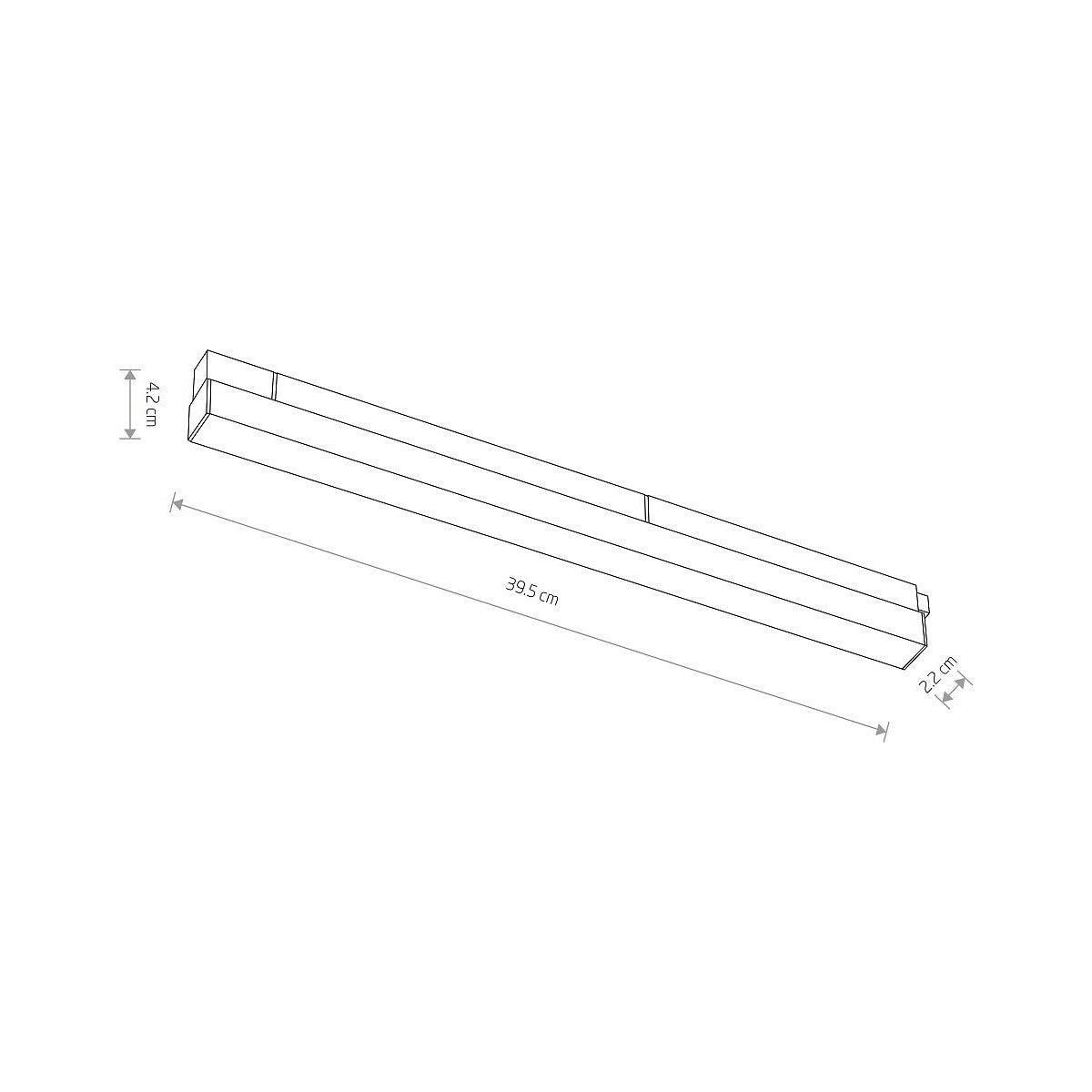 Nowodvorski System szynowy LVM LINE LED 15W 15W 48 - Aluminium lakierowane - Biały 11636