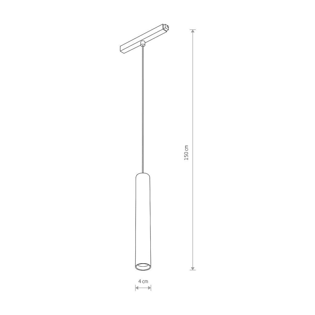 Nowodvorski System szynowy LVM ROLLER LED 9W 9W 48 - Aluminium lakierowane - Biały 11640