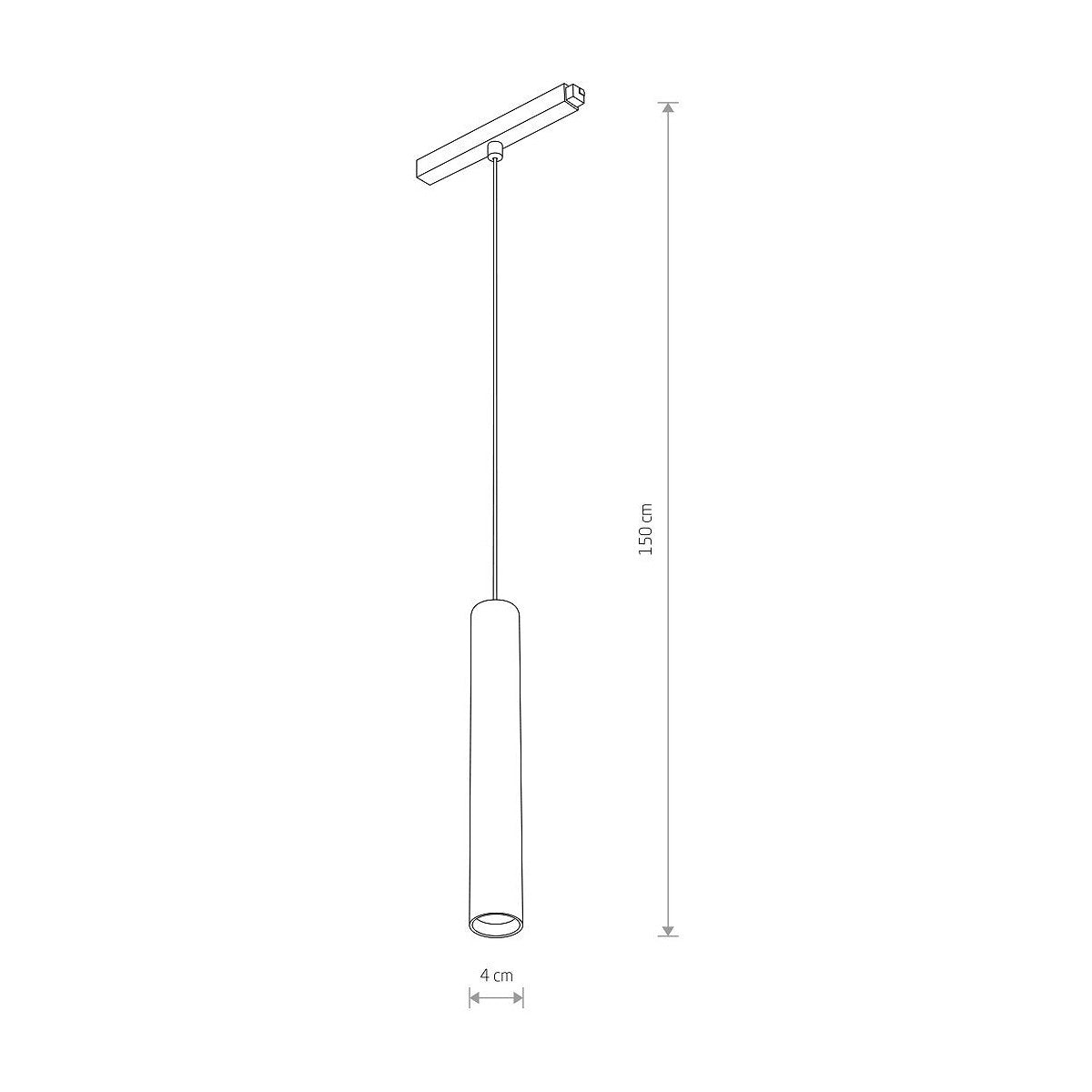 Nowodvorski System szynowy LVM ROLLER LED 9W 4000K 9W 48 - Aluminium lakierowane - Biały 11641