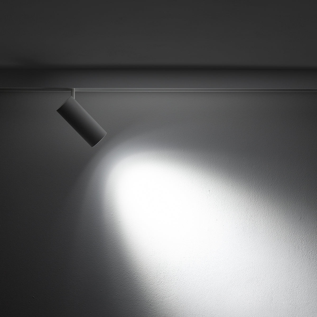 Nowodvorski System szynowy LVM SPOT LED 15W 4000K 15W 48 - Aluminium lakierowane - Biały 11643 - lampa włączona