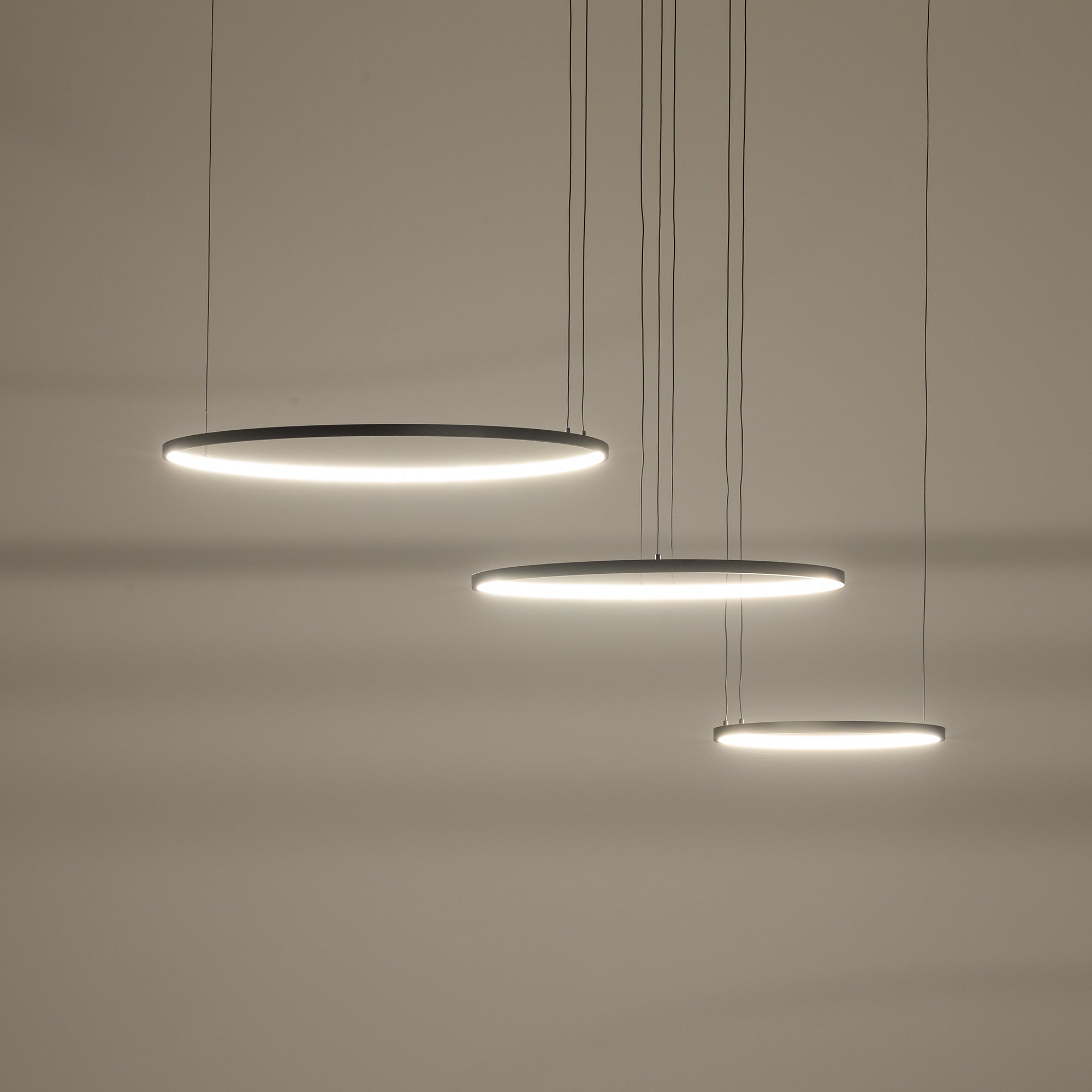 Nowodvorski Lampa wisząca CIRCOLO POWER LED 85W 220-230 50/60 - Aluminium lakierowane - Czarny 11648