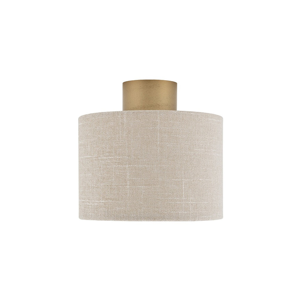 Nowodvorski Lampa przysufitowa SANTANA S 15W only LED 220-230 50/60 Hz - Tkanina - Kremowy 11650