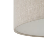Nowodvorski Lampa przysufitowa SANTANA S 15W only LED 220-230 50/60 Hz - Tkanina - Kremowy 11650