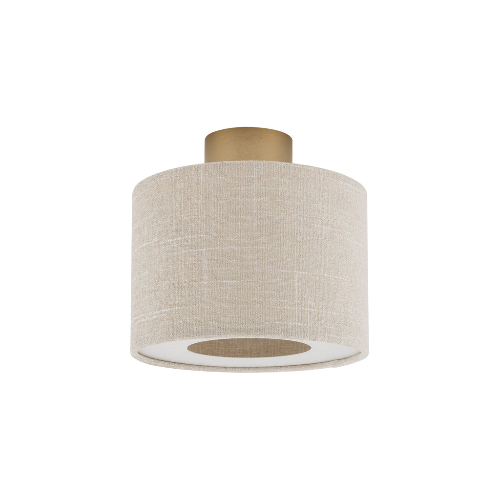 Nowodvorski Lampa przysufitowa SANTANA S 15W only LED 220-230 50/60 Hz - Tkanina - Kremowy 11650