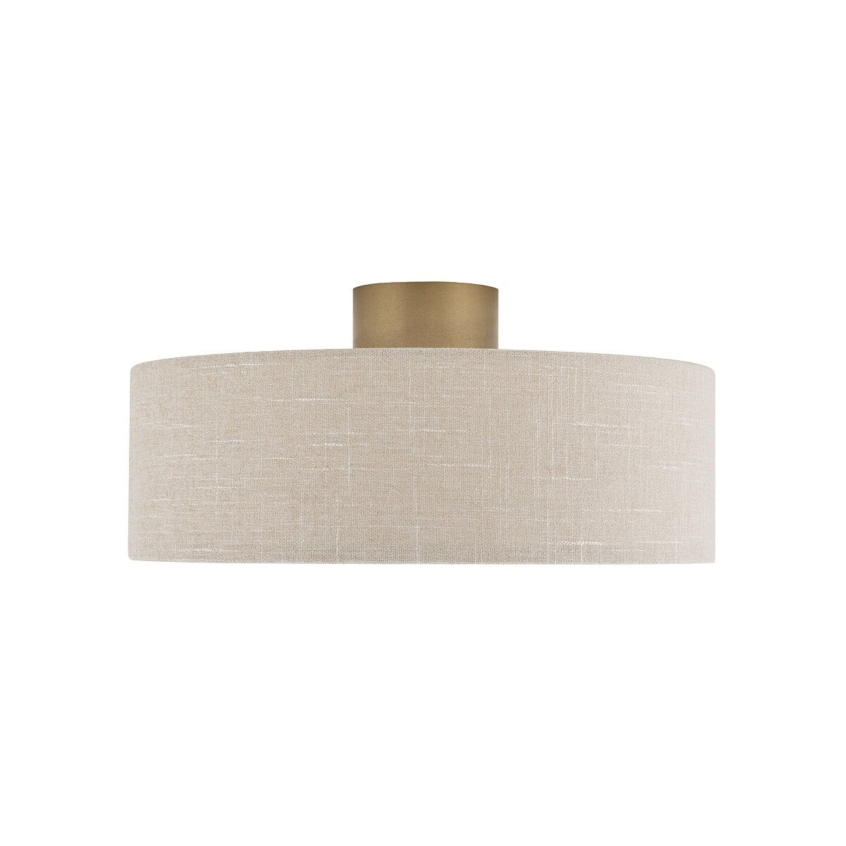 Nowodvorski Lampa przysufitowa SANTANA  M 25W only LED 220-230 50/60 Hz - Tkanina - Kremowy 11651