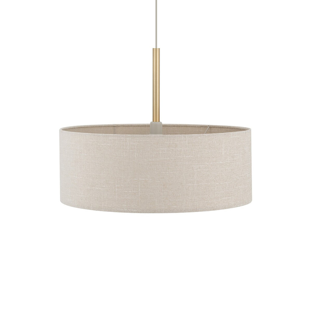 Nowodvorski Lampa wisząca SANTANA  M 25W only LED 220-230 50/60 Hz - Tkanina - Kremowy 11652