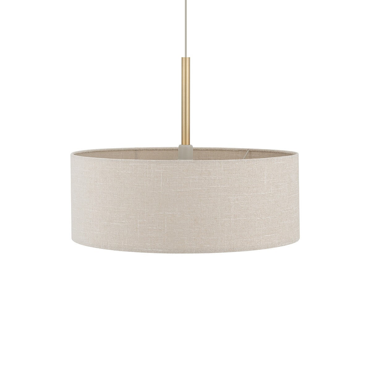Nowodvorski Lampa wisząca SANTANA  M 25W only LED 220-230 50/60 Hz - Tkanina - Kremowy 11652