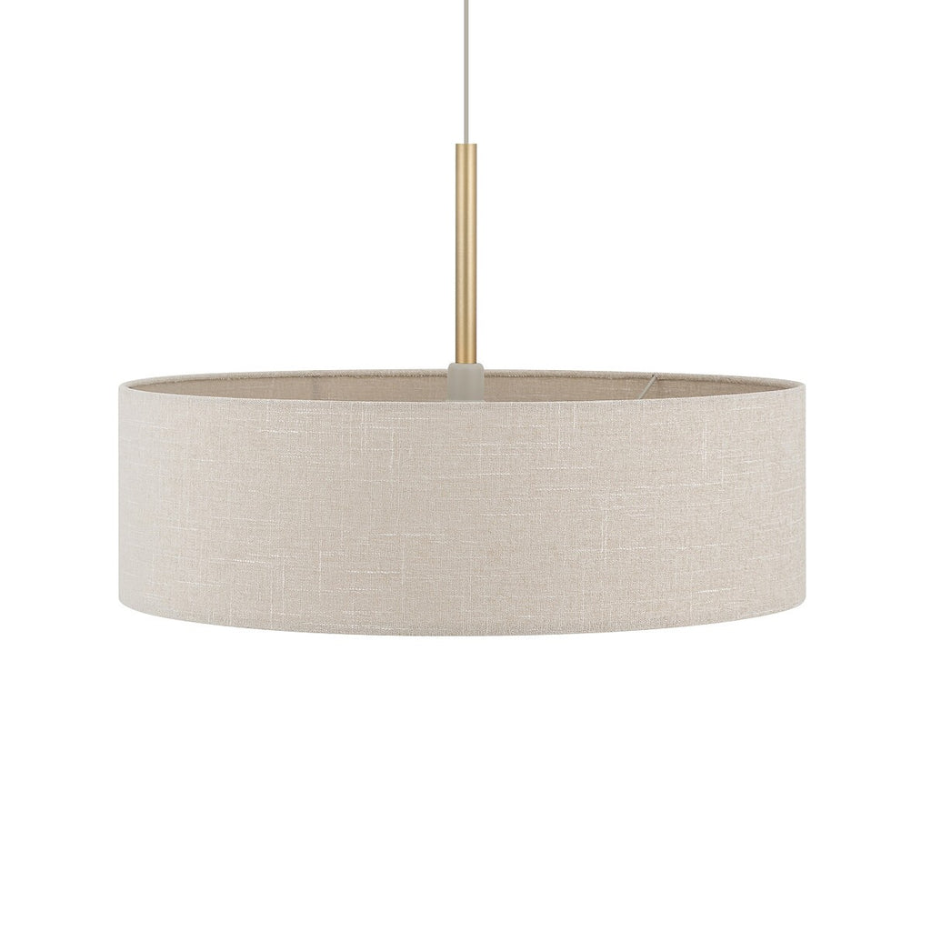 Nowodvorski Lampa wisząca SANTANA  L 25W only LED 220-230 50/60 Hz - Tkanina - Kremowy 11653