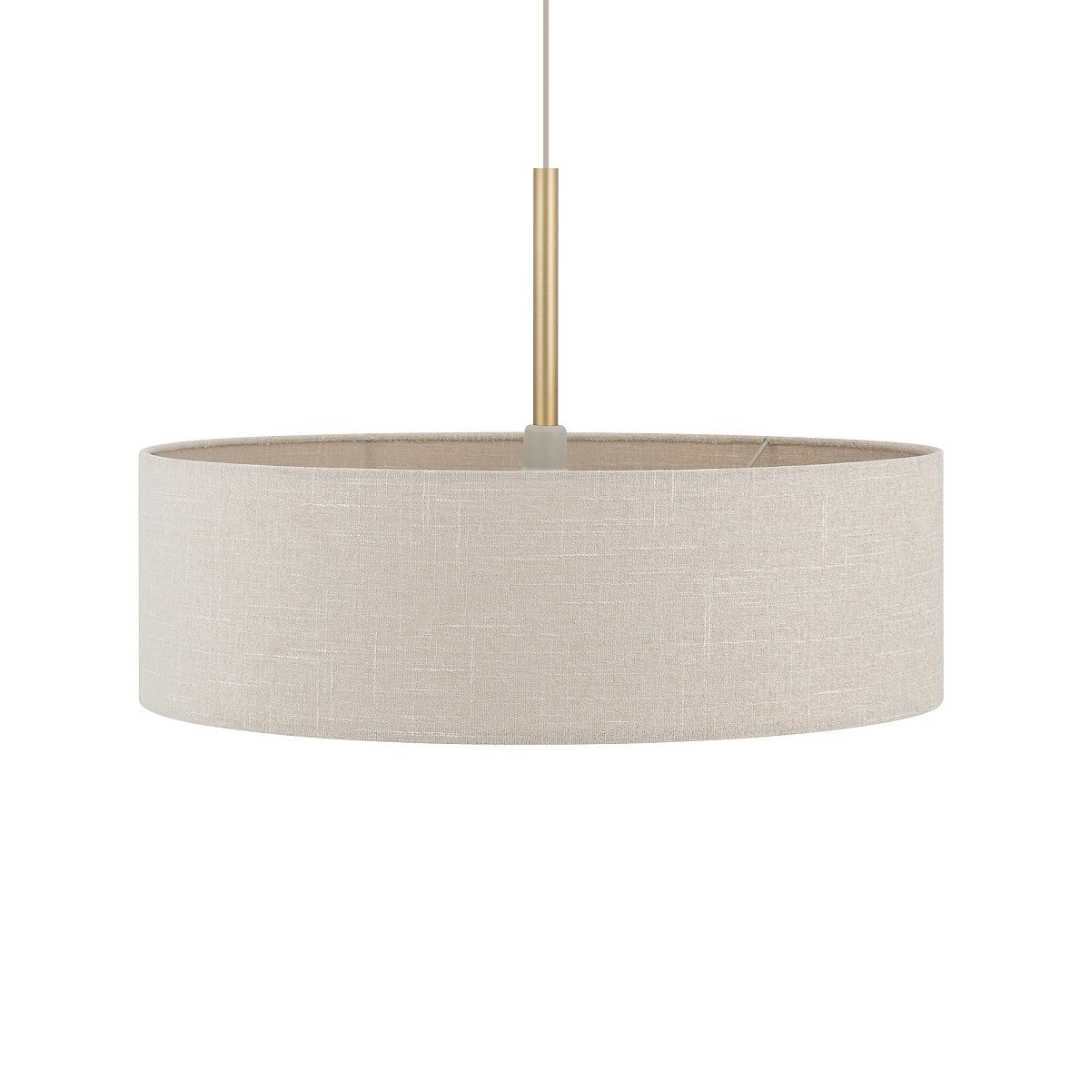 Nowodvorski Lampa wisząca SANTANA  L 25W only LED 220-230 50/60 Hz - Tkanina - Kremowy 11653