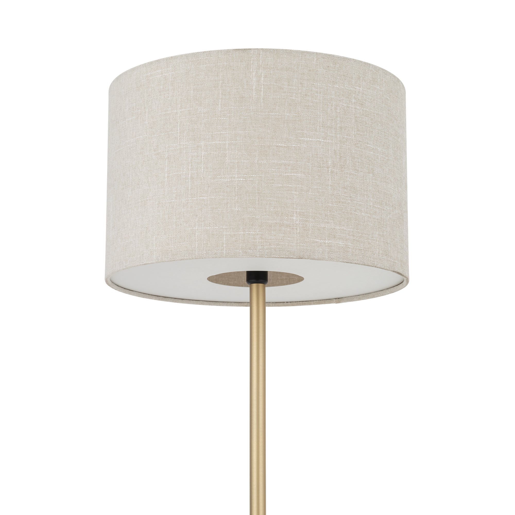 Nowodvorski Lampa podłogowa SANTANA 25W only LED 220-230 50/60 Hz - Tkanina - Kremowy 11656