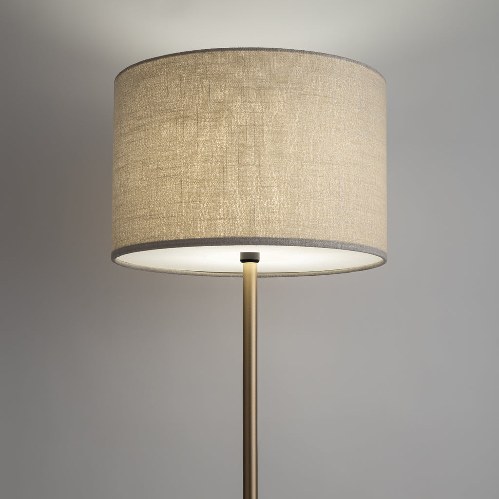 Nowodvorski Lampa podłogowa SANTANA 25W only LED 220-230 50/60 Hz - Tkanina - Kremowy 11656