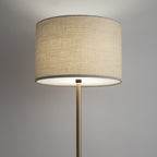 Nowodvorski Lampa podłogowa SANTANA 25W only LED 220-230 50/60 Hz - Tkanina - Kremowy 11656