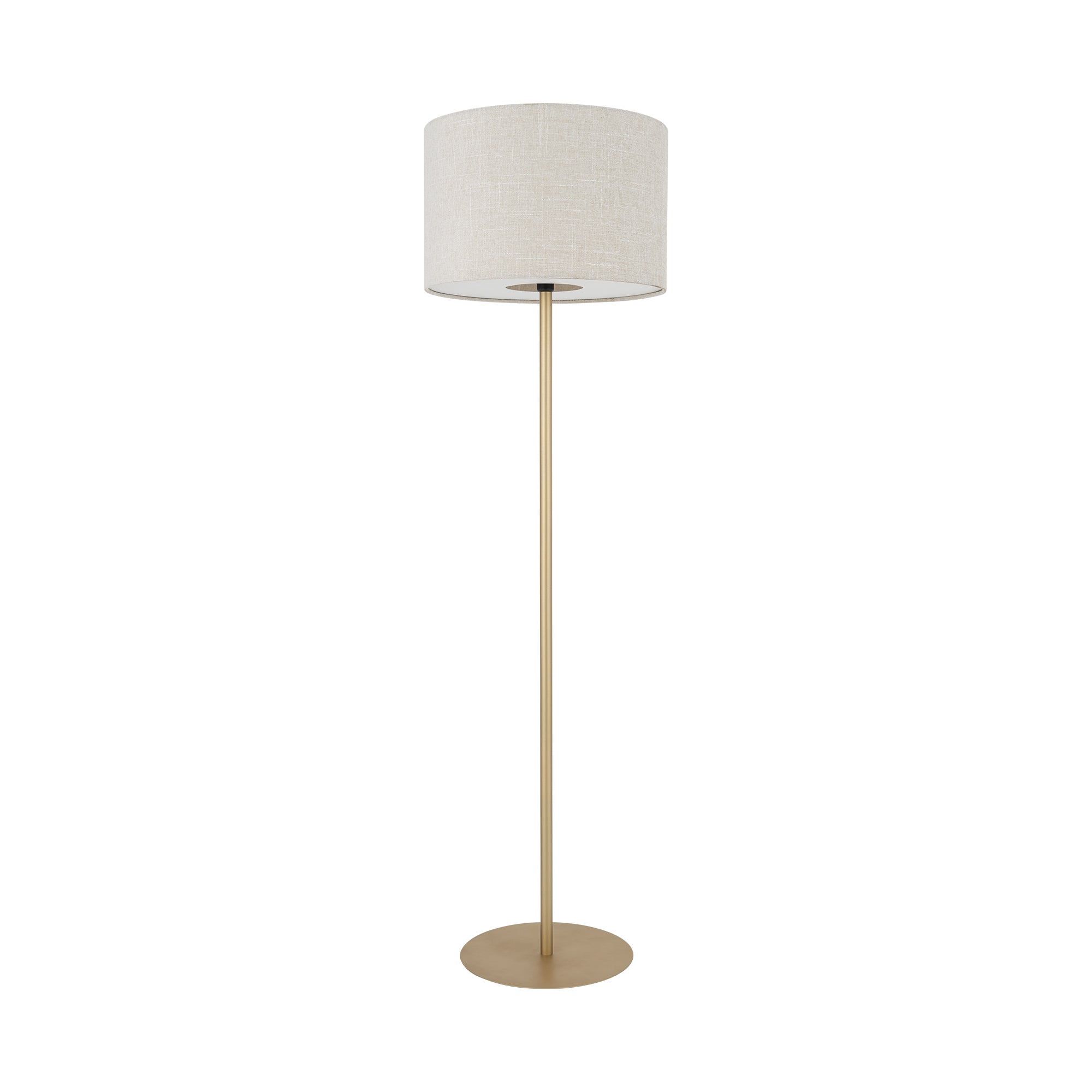 Nowodvorski Lampa podłogowa SANTANA 25W only LED 220-230 50/60 Hz - Tkanina - Kremowy 11656