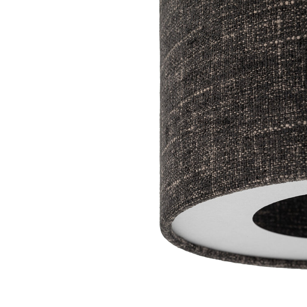 Nowodvorski Lampa przysufitowa AMARELA S 15W only LED 220-230 50/60 Hz - Tkanina - Czarny melanż 11657