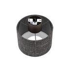 Nowodvorski Lampa przysufitowa AMARELA S 15W only LED 220-230 50/60 Hz - Tkanina - Czarny melanż 11657