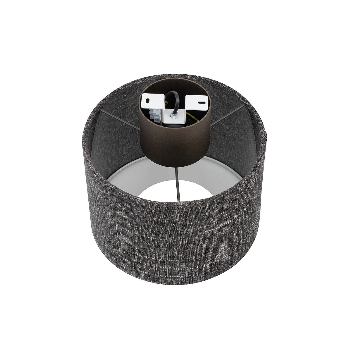 Nowodvorski Lampa przysufitowa AMARELA S 15W only LED 220-230 50/60 Hz - Tkanina - Czarny melanż 11657