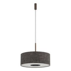 Nowodvorski Lampa wisząca AMARELA M 25W only LED 220-230 50/60 Hz - Tkanina - Czarny melanż 11659