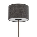 Nowodvorski Lampa podłogowa AMARELA 25W only LED 220-230 50/60 Hz - Tkanina - Czarny melanż 11663