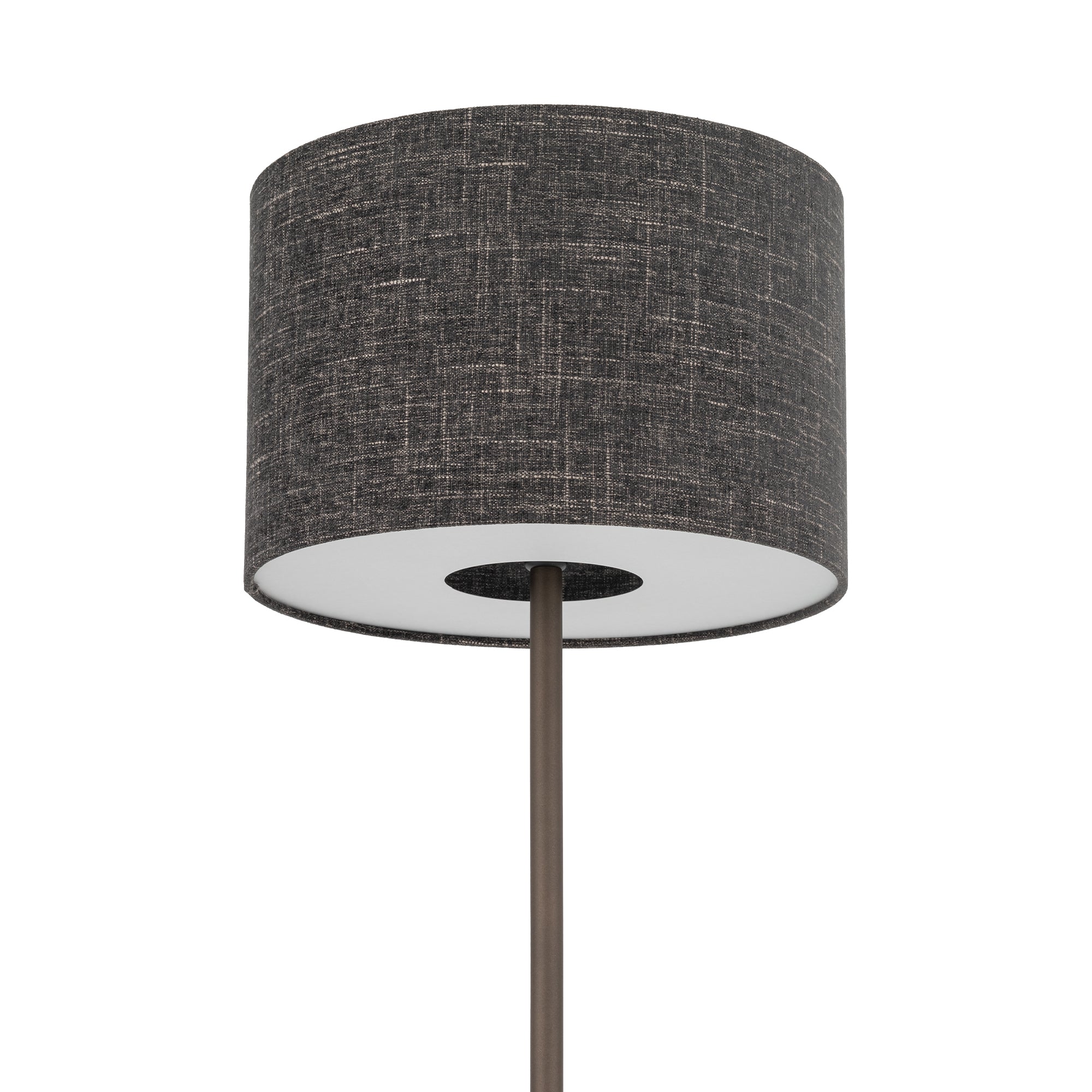 Nowodvorski Lampa podłogowa AMARELA 25W only LED 220-230 50/60 Hz - Tkanina - Czarny melanż 11663
