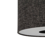 Nowodvorski Lampa podłogowa AMARELA 25W only LED 220-230 50/60 Hz - Tkanina - Czarny melanż 11663