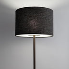Nowodvorski Lampa podłogowa AMARELA 25W only LED 220-230 50/60 Hz - Tkanina - Czarny melanż 11663