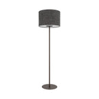 Nowodvorski Lampa podłogowa AMARELA 25W only LED 220-230 50/60 Hz - Tkanina - Czarny melanż 11663