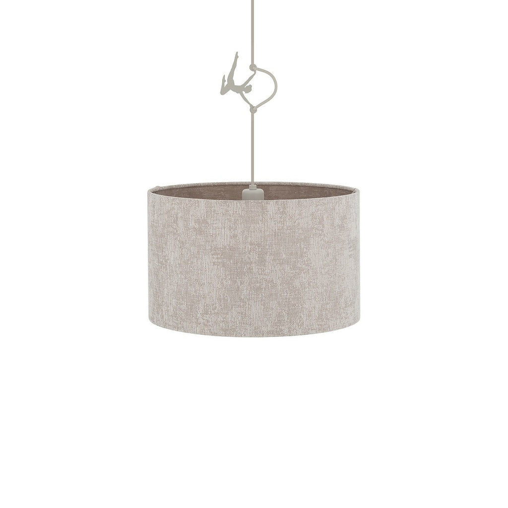 Nowodvorski Lampa wisząca CEDRO S 15W only LED 220-230 50/60 Hz - Tkanina - Beżowy 11664