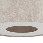 Nowodvorski Lampa wisząca CEDRO S 15W only LED 220-230 50/60 Hz - Tkanina - Beżowy 11664
