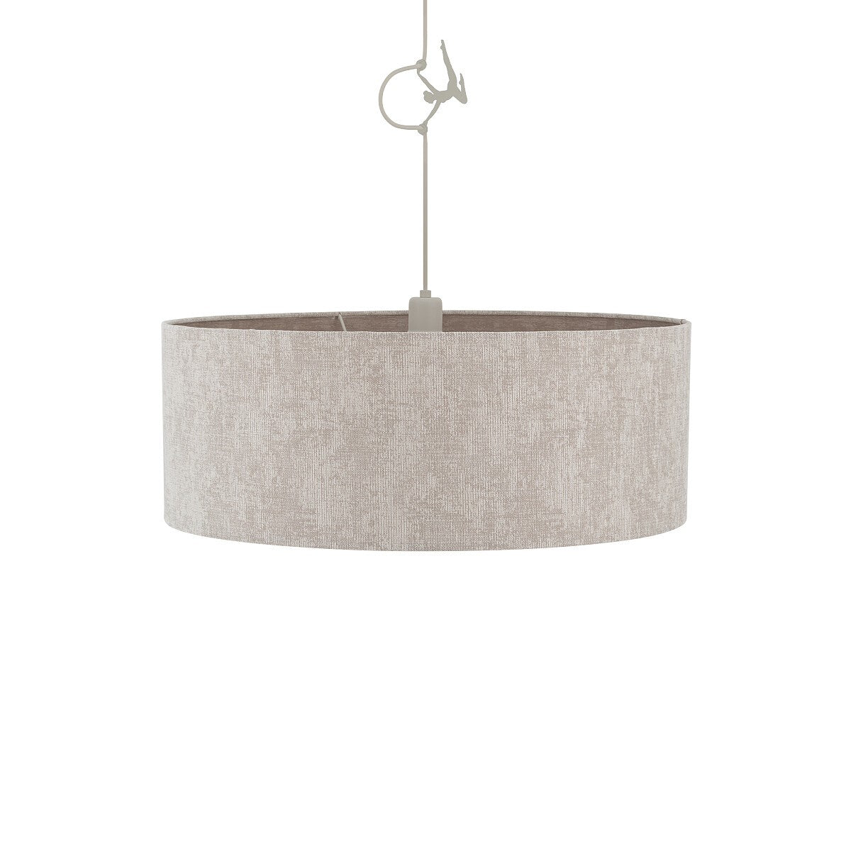 Nowodvorski Lampa wisząca CEDRO M 25W only LED 220-230 50/60 Hz - Tkanina - Beżowy 11665