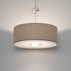 Nowodvorski Lampa wisząca CEDRO M 25W only LED 220-230 50/60 Hz - Tkanina - Beżowy 11665