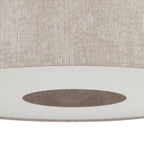 Nowodvorski Lampa wisząca CEDRO L 25W only LED 220-230 50/60 Hz - Tkanina - Beżowy 11666