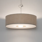 Nowodvorski Lampa wisząca CEDRO L 25W only LED 220-230 50/60 Hz - Tkanina - Beżowy 11666