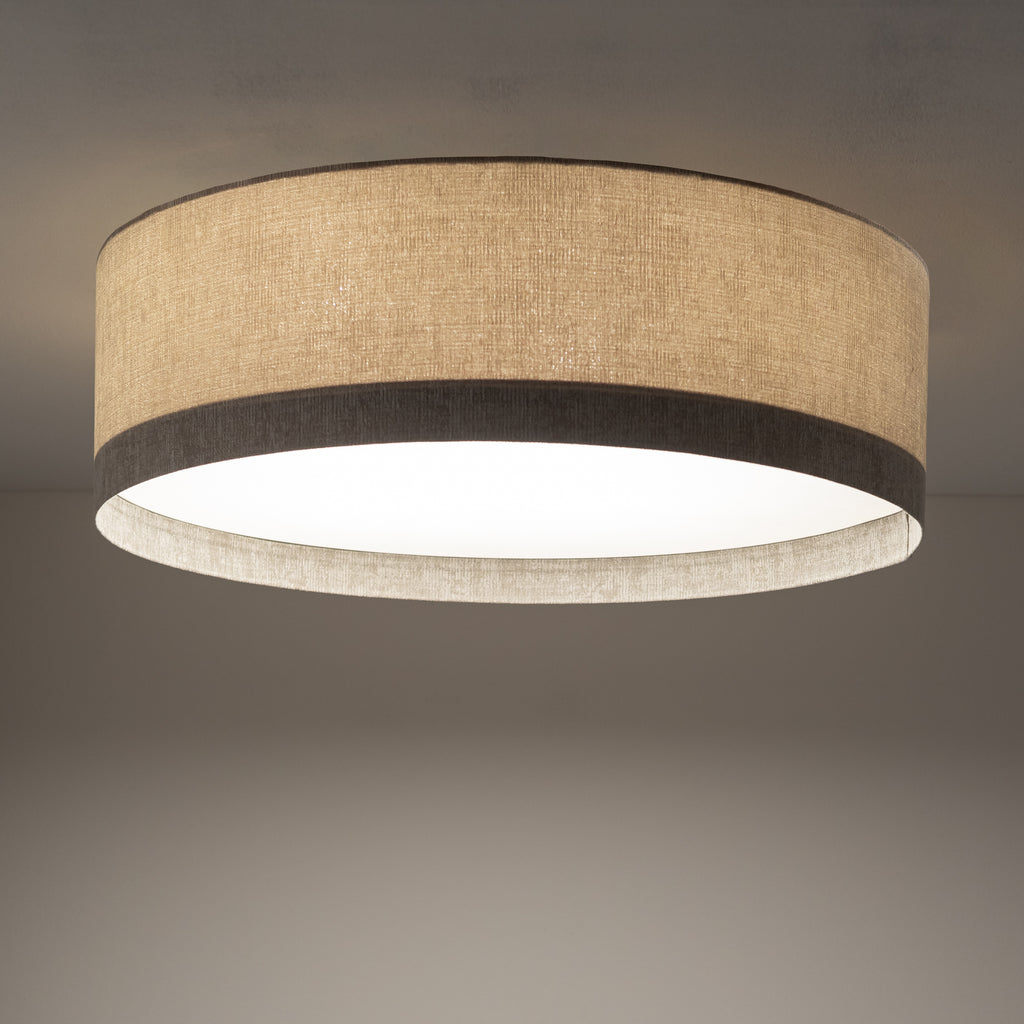 Nowodvorski Plafon CEDRO M 15W only LED 220-230 50/60 Hz - Tkanina - Beżowy 11671