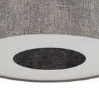 Nowodvorski Lampa wisząca LAGO S 15W only LED 220-230 50/60 Hz - Tkanina - Szary 11673