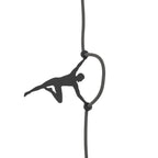 Nowodvorski Lampa wisząca LAGO S 15W only LED 220-230 50/60 Hz - Tkanina - Szary 11673