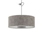 Nowodvorski Lampa wisząca LAGO M 25W only LED 220-230 50/60 Hz - Tkanina - Szary 11674