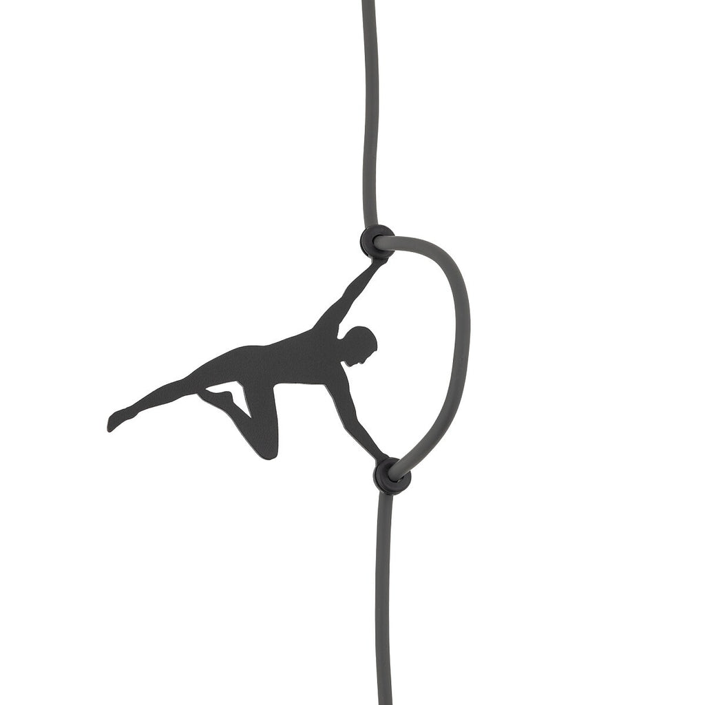 Nowodvorski Lampa wisząca LAGO M 25W only LED 220-230 50/60 Hz - Tkanina - Szary 11674
