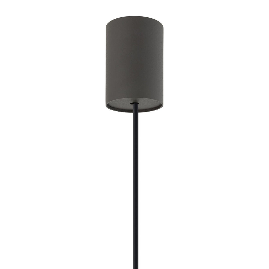 Nowodvorski Lampa wisząca LAGO M 25W only LED 220-230 50/60 Hz - Tkanina - Szary 11674