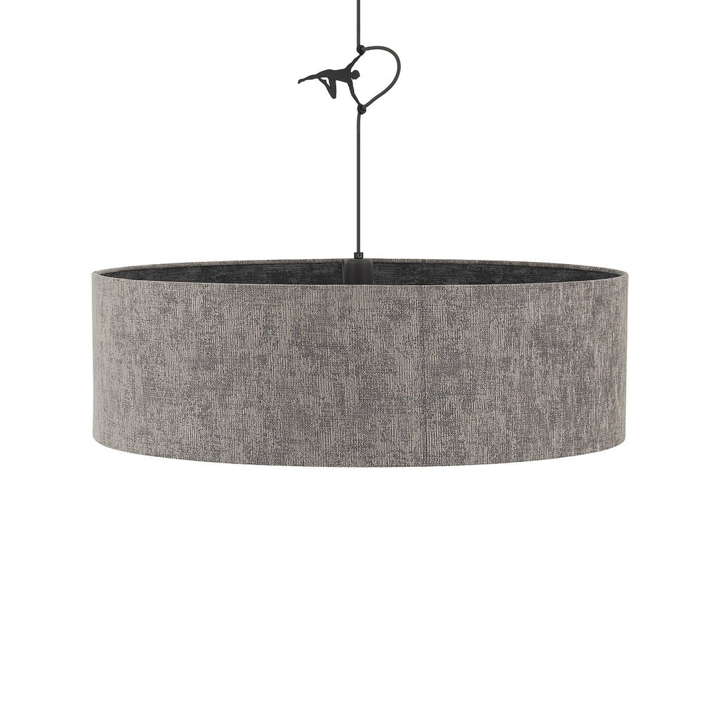 Nowodvorski Lampa wisząca LAGO L 25W only LED 220-230 50/60 Hz - Tkanina - Szary 11675