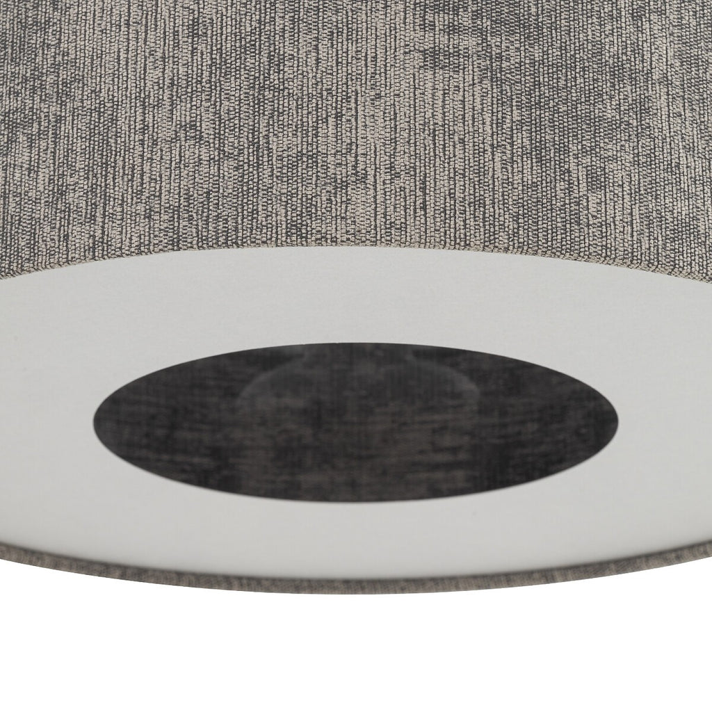 Nowodvorski Lampa wisząca LAGO L 25W only LED 220-230 50/60 Hz - Tkanina - Szary 11675