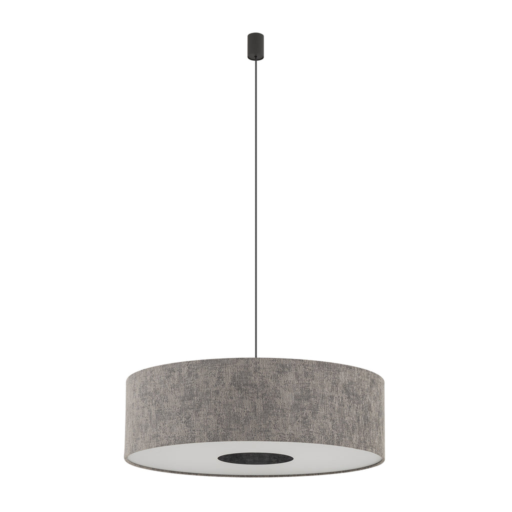 Nowodvorski Lampa wisząca LAGO L 25W only LED 220-230 50/60 Hz - Tkanina - Szary 11675