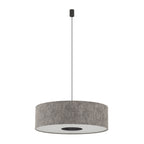 Nowodvorski Lampa wisząca LAGO L 25W only LED 220-230 50/60 Hz - Tkanina - Szary 11675