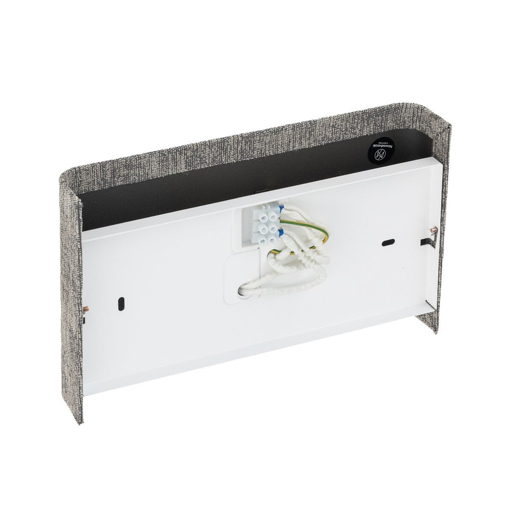 Nowodvorski Kinkiet LAGO B 10W only LED 220-230 50/60 - Tkanina - Szary 11678